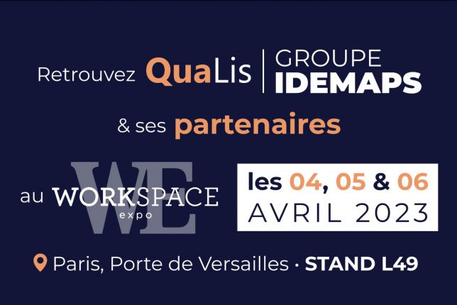 Notre équipe présente sur le Salon Workspace Stand L49 du 4 au 6 avril à Porte de Versailles